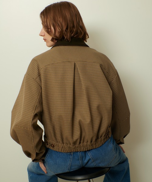 allureville（アルアバイル）の「ステンカラーブルゾン（ブルゾン・レディース・ベージュ/ベージュ系その他・2）」の3枚目の写真