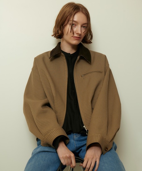 allureville（アルアバイル）の「ステンカラーブルゾン（ブルゾン・レディース・ベージュ/ベージュ系その他・2）」の15枚目の写真