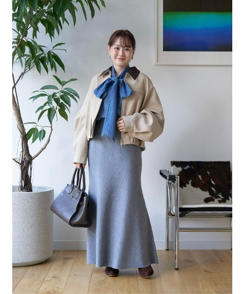 allureville（アルアバイル）の「ステンカラーブルゾン（ブルゾン・レディース・ベージュ/ベージュ系その他・2）」の16枚目の写真