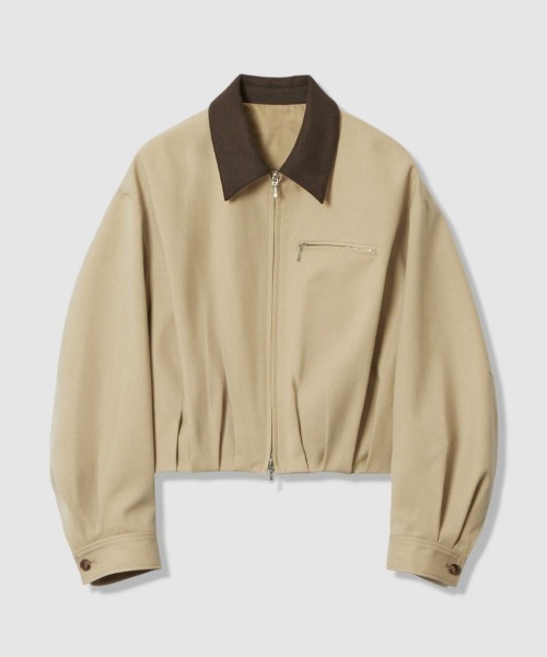 allureville（アルアバイル）の「ステンカラーブルゾン（ブルゾン・レディース・ベージュ/ベージュ系その他・2）」の17枚目の写真