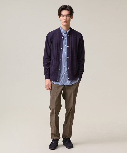 J.PRESS(ジェイプレス)の「【KANEMASA JERSEY】ストライプボタンダウン シャツ(シャツ/ブラウス・メンズ・ホワイト系1/ダルブルー系1・X-LARGE/LARGE/MEDIUM)」の6枚目の写真