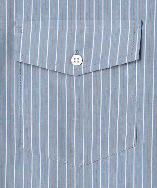 J.PRESS(ジェイプレス)の「【KANEMASA JERSEY】ストライプボタンダウン シャツ(シャツ/ブラウス・メンズ・ホワイト系1/ダルブルー系1・X-LARGE/LARGE/MEDIUM)」の10枚目の写真