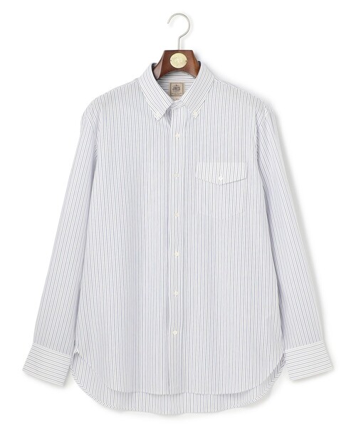 J.PRESS(ジェイプレス)の「【KANEMASA JERSEY】ストライプボタンダウン シャツ(シャツ/ブラウス・メンズ・ホワイト系1/ダルブルー系1・X-LARGE/LARGE/MEDIUM)」の16枚目の写真