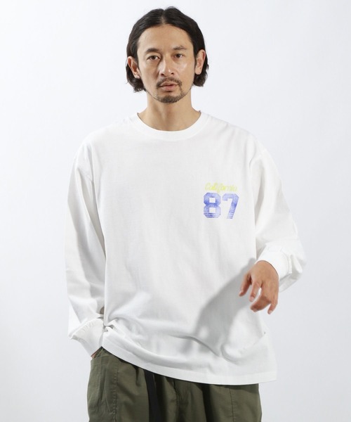 BAYFLOW（ベイフロー）の「SNOWバックプリントTシャツ（Tシャツ/カットソー・メンズ・ブラウン/オフホワイト/ピンク/ブラック・MEDIUM/LARGE）」の12枚目の写真