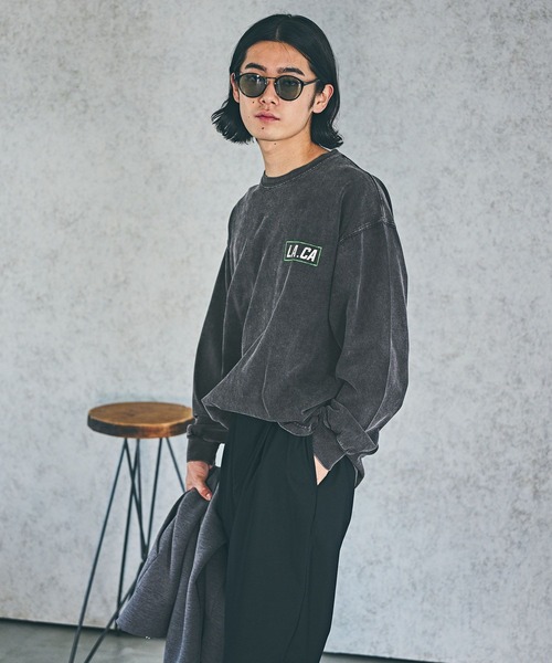 BAYFLOW（ベイフロー）の「SNOWバックプリントTシャツ（Tシャツ/カットソー・メンズ・ブラウン/オフホワイト/ピンク/ブラック・MEDIUM/LARGE）」の18枚目の写真