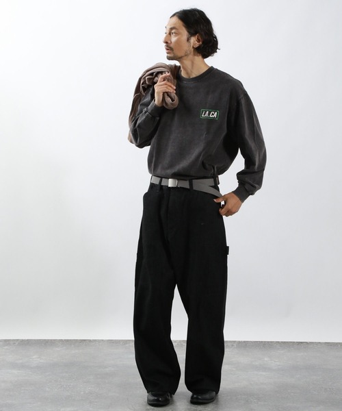 BAYFLOW（ベイフロー）の「SNOWバックプリントTシャツ（Tシャツ/カットソー・メンズ・ブラウン/オフホワイト/ピンク/ブラック・MEDIUM/LARGE）」の20枚目の写真