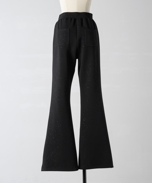 Lame coco flare sweatpants / ラメココフレアスウェットパンツ