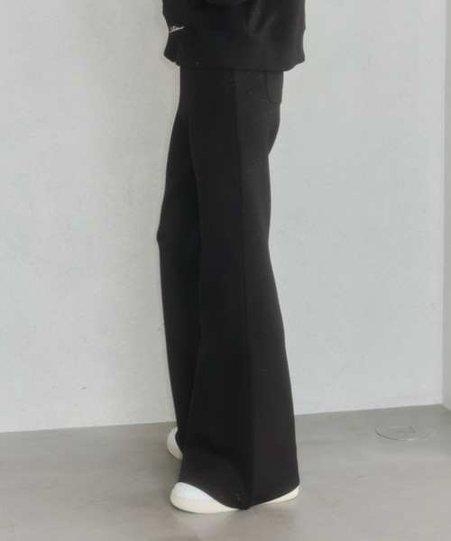 Lame coco flare sweatpants / ラメココフレアスウェットパンツ