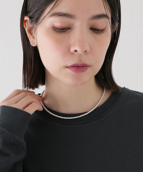 ERICKA NICOLAS BEGAY】BEGAY NAVAJO PEARL 4mm 40：ネックレス