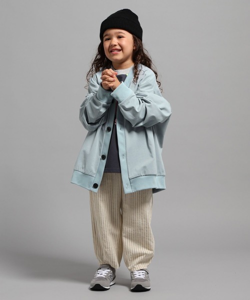 GEORGE'S（ジョージズ）の「【KIDS】ストライプワイドパンツ（その他パンツ・キッズ・ライトベージュ/チャコールグレー・150cm/130cm/110cm）」の6枚目の写真