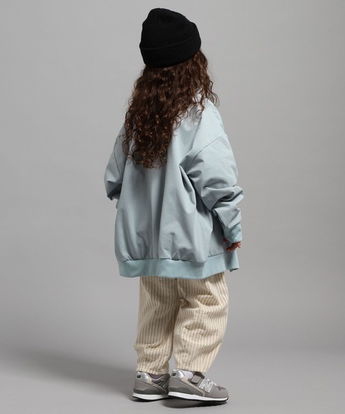 GEORGE'S（ジョージズ）の「【KIDS】ストライプワイドパンツ（その他パンツ・キッズ・ライトベージュ/チャコールグレー・150cm/130cm/110cm）」の8枚目の写真