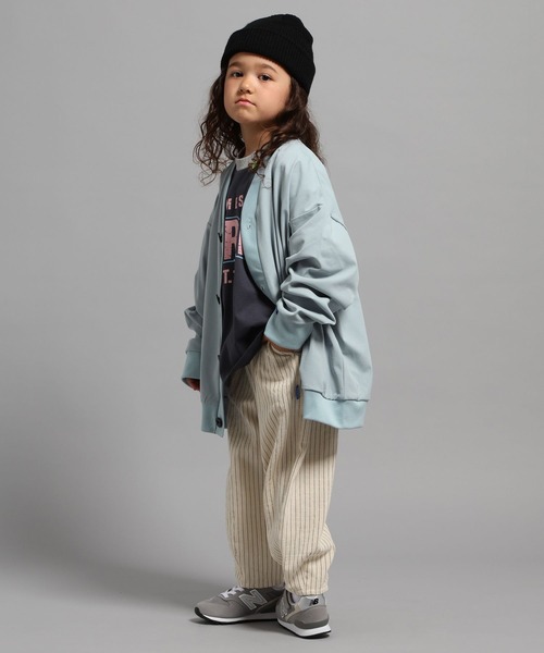 GEORGE'S（ジョージズ）の「【KIDS】ストライプワイドパンツ（その他パンツ・キッズ・ライトベージュ/チャコールグレー・150cm/130cm/110cm）」の9枚目の写真