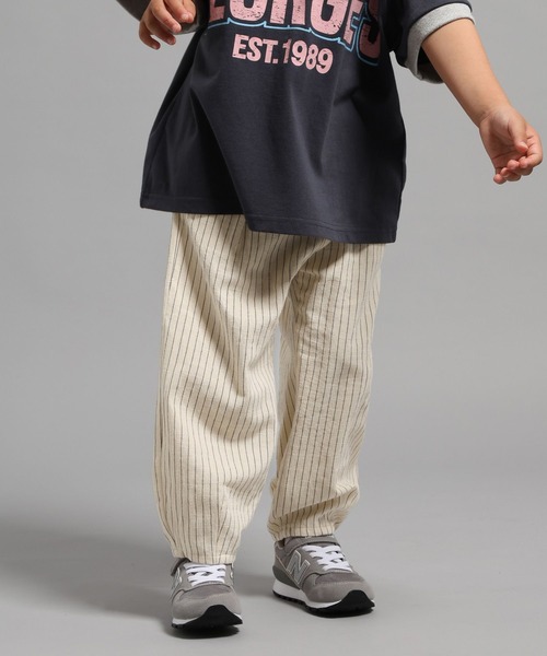 GEORGE'S（ジョージズ）の「【KIDS】ストライプワイドパンツ（その他パンツ・キッズ・ライトベージュ/チャコールグレー・150cm/130cm/110cm）」の12枚目の写真