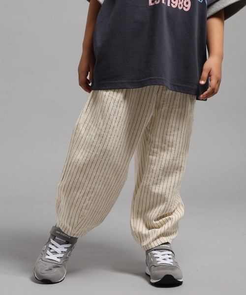 GEORGE'S（ジョージズ）の「【KIDS】ストライプワイドパンツ（その他パンツ・キッズ・ライトベージュ/チャコールグレー・150cm/130cm/110cm）」の13枚目の写真