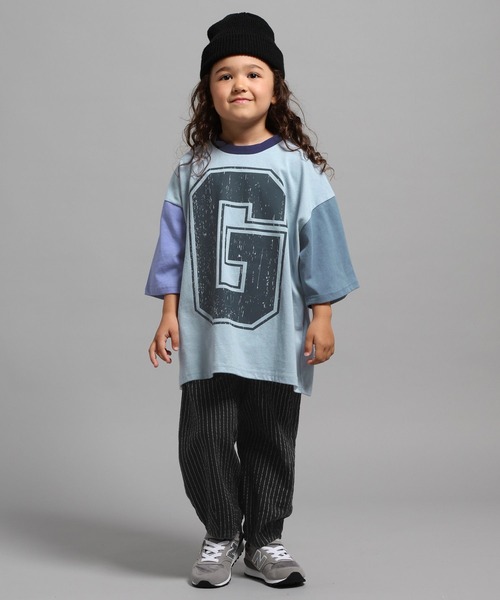 GEORGE'S（ジョージズ）の「【KIDS】ストライプワイドパンツ（その他パンツ・キッズ・ライトベージュ/チャコールグレー・150cm/130cm/110cm）」の18枚目の写真