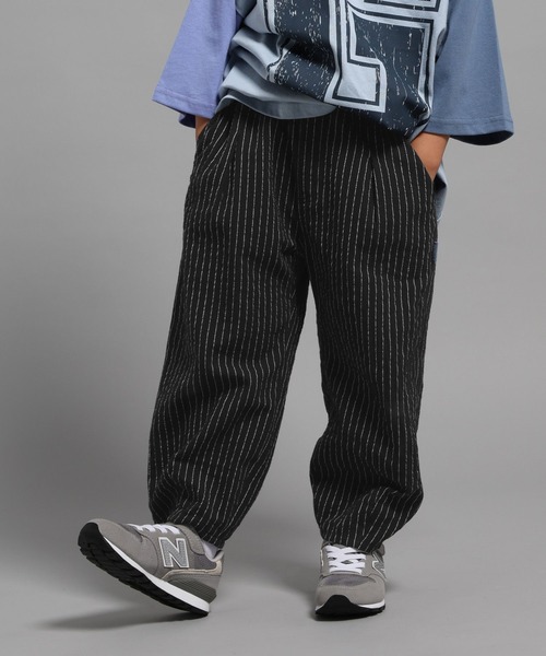 GEORGE'S（ジョージズ）の「【KIDS】ストライプワイドパンツ（その他パンツ・キッズ・ライトベージュ/チャコールグレー・150cm/130cm/110cm）」の20枚目の写真
