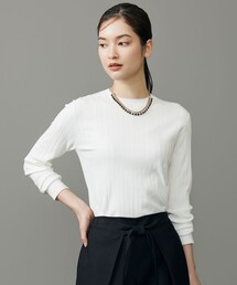 レーヨンストレッチリブインナー ニット