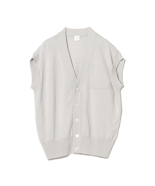 レディース マーブルボタン ベスト マーブルボタン ベスト