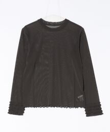 パワーチュール袖フリルカットソー