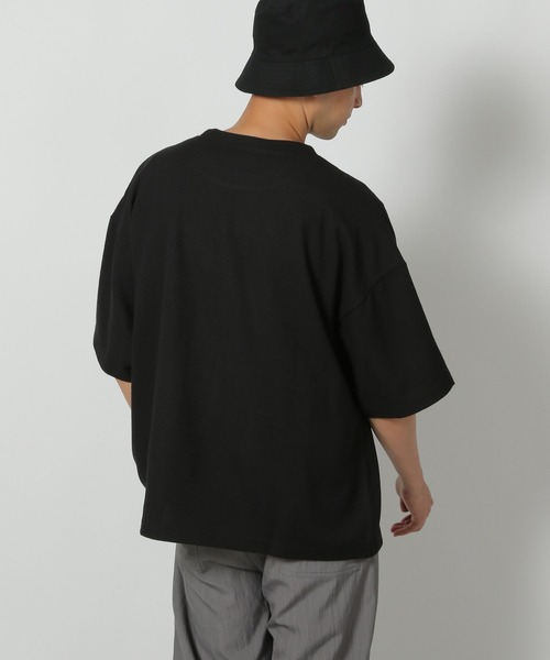 LAKOLE(ラコレ)の「ツイードTEE / 589501(Tシャツ/カットソー・メンズ・ブラック/グレー・MEDIUM/LARGE)」の6枚目の写真