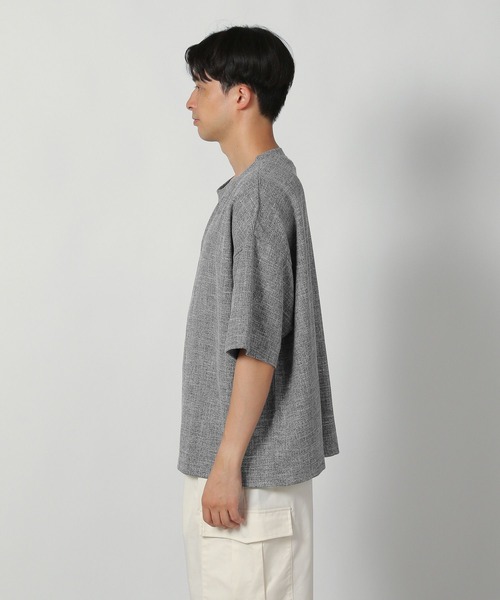 LAKOLE(ラコレ)の「ツイードTEE / 589501(Tシャツ/カットソー・メンズ・ブラック/グレー・MEDIUM/LARGE)」の8枚目の写真