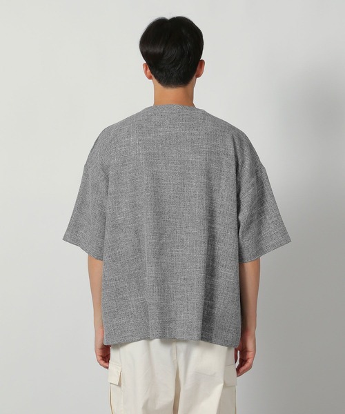 LAKOLE(ラコレ)の「ツイードTEE / 589501(Tシャツ/カットソー・メンズ・ブラック/グレー・MEDIUM/LARGE)」の9枚目の写真