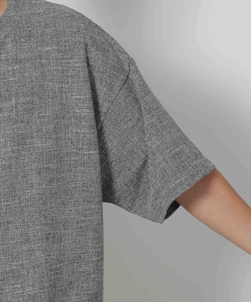 LAKOLE(ラコレ)の「ツイードTEE / 589501(Tシャツ/カットソー・メンズ・ブラック/グレー・MEDIUM/LARGE)」の11枚目の写真