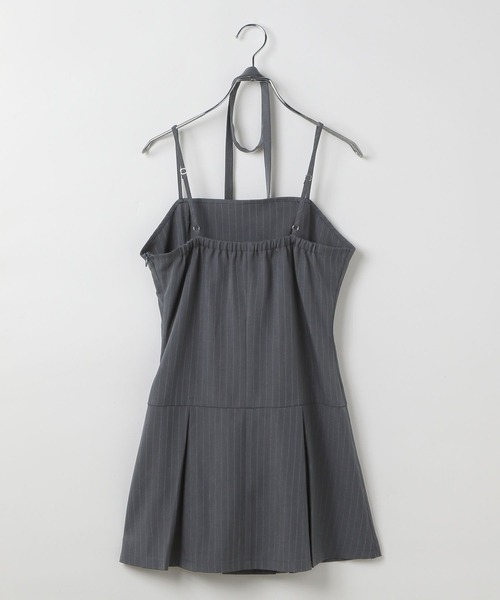 3.3 Field Trip （3.3フィールドトリップ）の「3.3 Field Trip／タイ付きプリーツキャミワンピース（ワンピース・レディース・グレー/ブラウン/ネイビー・FREE）」の18枚目の写真