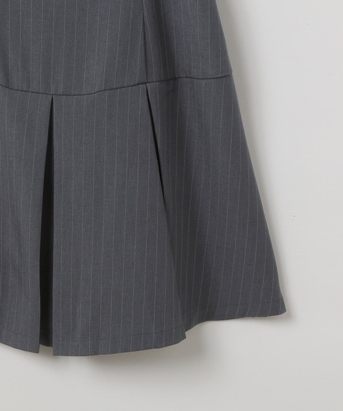 3.3 Field Trip （3.3フィールドトリップ）の「3.3 Field Trip／タイ付きプリーツキャミワンピース（ワンピース・レディース・グレー/ブラウン/ネイビー・FREE）」の21枚目の写真