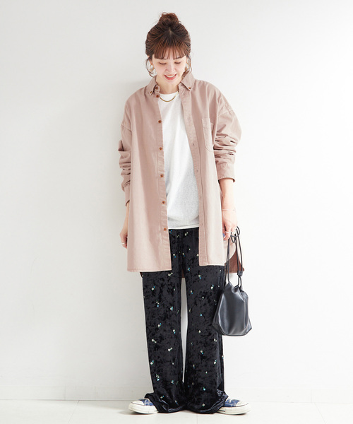 【ネイビー】ウォッシャブル / DU JOUR/デュ ジュール NEW JEAN BD SHIRT B.C STOCK｜ウォッシャブル / DU JOUR/デュ ジュール NEW JEAN BD
