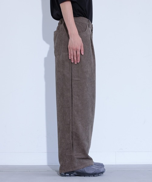 MDR(エムディアール)の「コーデュロイシャツ&サイドタックパンツ【セットアップ 2点セット】(セットアップ・メンズ・ネイビー/ブラック/カーキ・M/L)」の16枚目の写真