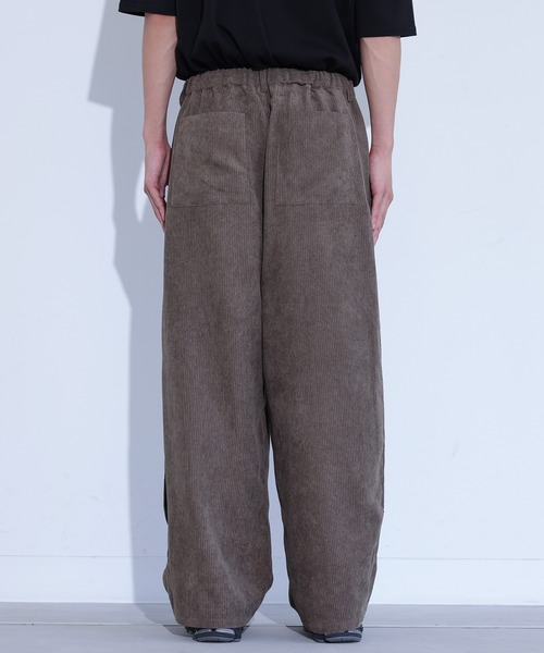 セットアップ 2点セット】『コーデュロイシャツ＆サイドタックパンツ