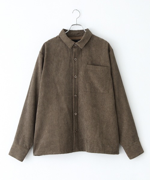MDR(エムディアール)の「コーデュロイシャツ&サイドタックパンツ【セットアップ 2点セット】(セットアップ・メンズ・ネイビー/ブラック/カーキ・M/L)」の7枚目の写真