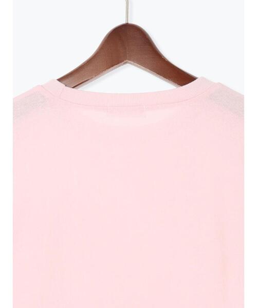 Te chichi TERRASSE（テチチテラス）の「レースヘムシャーリングTシャツ（Tシャツ/カットソー・レディース・ピンク/オフホワイト/ブラック・F）」の12枚目の写真