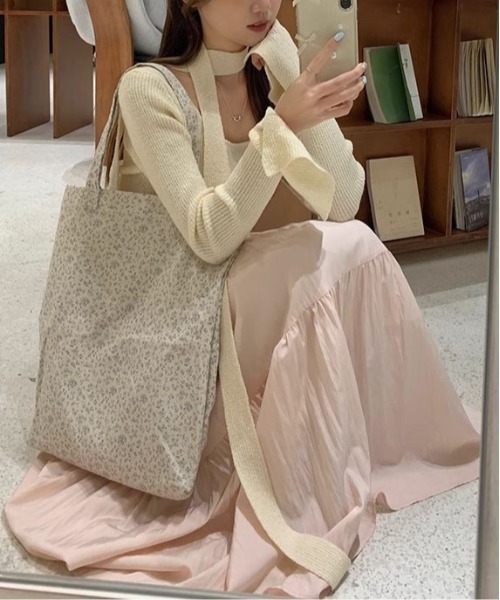 shyam inspiration(シャムインスピレーション)の「ふんわり マキシロング ドレープスカート(スカート・レディース・ホワイト/ピンク/ブラック・M/L)」の22枚目の写真