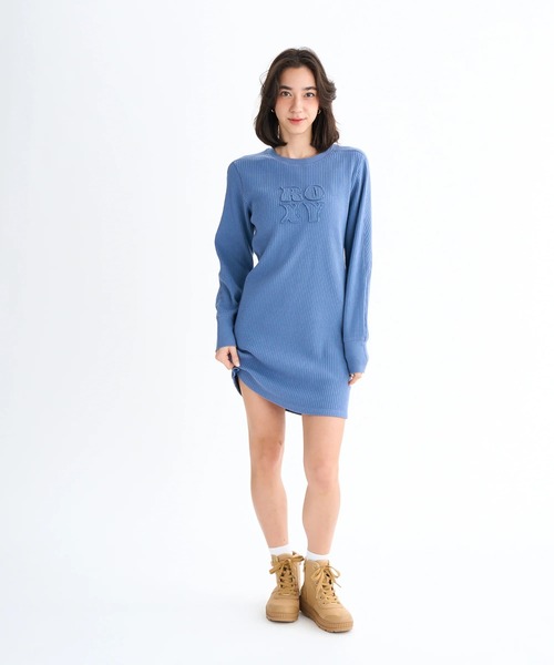 ROXY(ロキシー)の「MY PACE /ロキシーロゴリブミニワンピース(ワンピース・レディース・パープル/インディゴブルー/ナチュラル・LARGE/MEDIUM)」の11枚目の写真