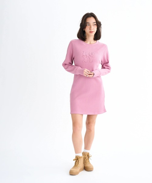 ROXY(ロキシー)の「MY PACE /ロキシーロゴリブミニワンピース(ワンピース・レディース・パープル/インディゴブルー/ナチュラル・LARGE/MEDIUM)」の14枚目の写真
