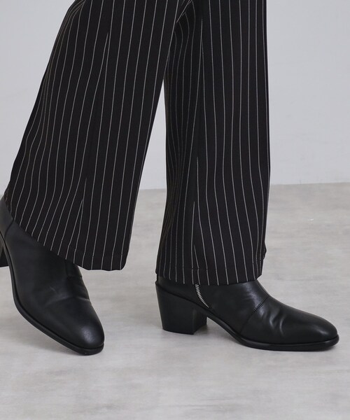 tk.TAKEO KIKUCHI（ティーケータケオキクチ）の「ヒールジップブーツ（ブーツ・メンズ・ブラック・75/65/55）」の5枚目の写真