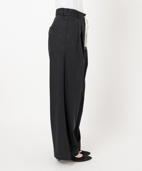 Spick & Span（スピックアンドスパン）の「《追加》コットンレーヨンドロストフレアパンツ（その他パンツ・レディース・ブラック/モカ・36/38）」の21枚目の写真