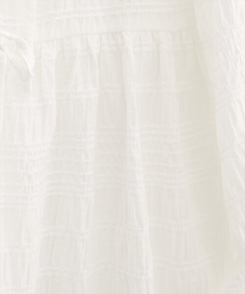 natural couture(ナチュラルクチュール)の「【WEB限定】モールボーダーペプラムブラウス(シャツ/ブラウス・レディース・ブラウン/レッド系その他/ブラック/オフホワイト・FREE)」の14枚目の写真