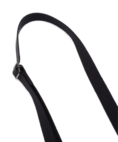 MARGARET HOWELL（マーガレットハウエル）の「MELANGE POLYESTER CANVAS（ショルダーバッグ・メンズ・ブラック・FREE）」の3枚目の写真