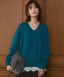 23区｜ニジュウサンクのニット/セーター（Vネック）通販 - ZOZOTOWN