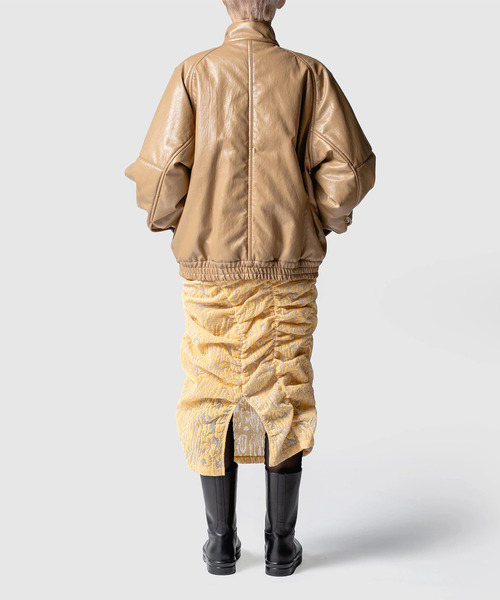 muller of yoshiokubo（ミュラーオブヨシオクボ）の「muller of yoshiokubo ミュラーオブヨシオクボ / MOON BLOUSON ムーンブルゾン / MLF25711（ブルゾン・レディース・ベージュ・36）」の7枚目の写真