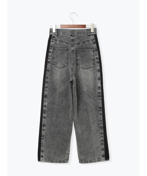 Te chichi TERRASSE（テチチテラス）の「サイドラインデニムパンツ《2025autumn catalog item》（その他パンツ・レディース・ブラック/ブルー・M/L）」の13枚目の写真