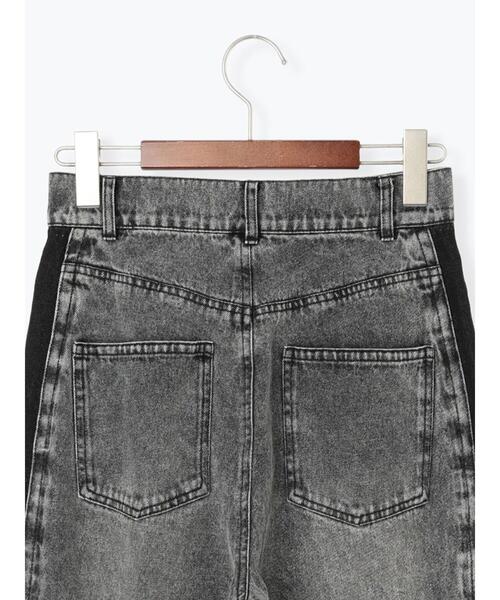 Te chichi TERRASSE（テチチテラス）の「サイドラインデニムパンツ《2025autumn catalog item》（その他パンツ・レディース・ブラック/ブルー・M/L）」の17枚目の写真