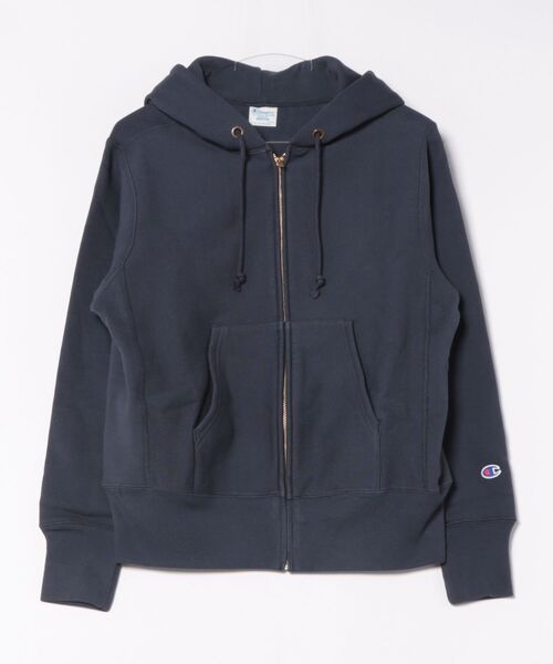 Champion(チャンピオン)の「【Champion】C3-Y134 RW ZIP HOODED SWEATSHIRT/長袖/ジップアップ/パーカー/フーディー/リバースウィーブ(パーカー・メンズ・ブラック/オートミール/ダークネイビー/シルバーグレー・XL/L/M)」の4枚目の写真