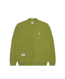 APE カーディガン カーキグリーン Mサイズ A BATHING APE｜アベイシングエイプのカーディガン/ボレロ（グリーン
