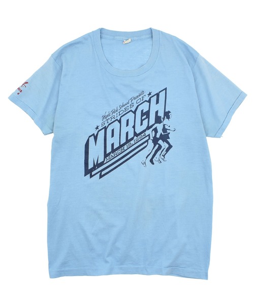 LABORATORY R(ラボラトリーアール)の「【USED】80’s SCREEN STARS “MARCH” マラソン Tシャツ(Tシャツ/カットソー・メンズ・ブルー・X-LARGE)」の1枚目の写真