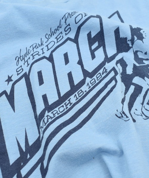 LABORATORY R(ラボラトリーアール)の「【USED】80’s SCREEN STARS “MARCH” マラソン Tシャツ(Tシャツ/カットソー・メンズ・ブルー・X-LARGE)」の3枚目の写真