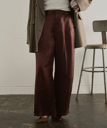 ELLEgirl（エルガール）の「サテンワイドスラックス【ELLEgirl/エルガール】（スラックス）」